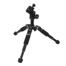 Fotopro M-5 MINI Regolabile 160mm-470mm 3kg Supporto per treppiede in lega di alluminio da carico Supporto per supporto per card machine e DSLR e Lomo e mirrorless e fotocamera digitale