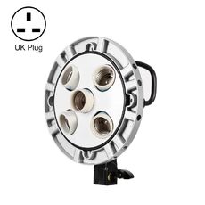 GODOX TL-5 5 in 1 Presa E27 PORTOOLOR LAMPADA LAMPADA DELLA LAMPADA LAMPADA (Plug del Regno Unito)