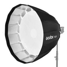 Badox P90H 90 cm Deep Parabolic Softbox Reflector Diffusore Studio Studio Box (nero)
