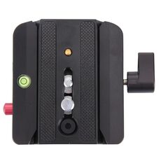 Fittest FC-501 Assemblaggio a sgancio rapido Adattatore morsetto in lega di alluminio con piastra scorrevole a sgancio rapido per sostituzione treppiede Manfrotto 577