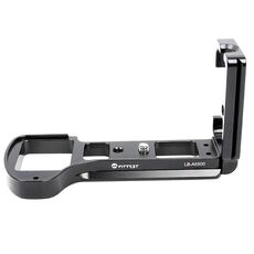 PIÙ ADATTO LB-A6500 Spara verticale Quick Release L Piastra supporto della staffa di base per Sony ILCE-6500 (A6500) Camera metallo ballhead (nero)