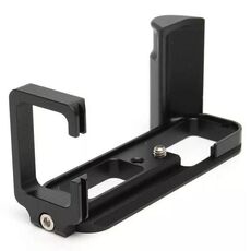 FITTEST X-T20 Supporto per base staffa piastra a sgancio rapido a scatto verticale X-T20 per FUJI X-T20 / X-T10 (nero)