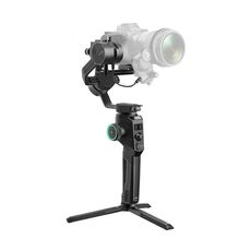 Moza Aircross 2 Stabilizzatore professionale a 3 assi a 3 assi con morsetto telefonico + piastra di sgancio rapido per fotocamera DSLR e smart phone, carico: 3.2kg (nero)