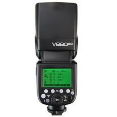 Godox V860IIO 2.4GHz Wireless 1 / 8000s HSS Flash Speedlite Fotocamera Luce di riempimento superiore per fotocamere DSLR Olympus (nero)