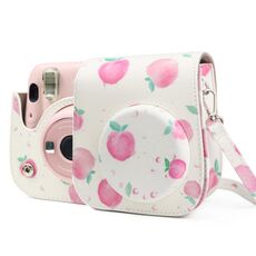 Borsa per fotocamera serie dipinta con tracolla per Fujifilm Instax Mini 11 (pesca)