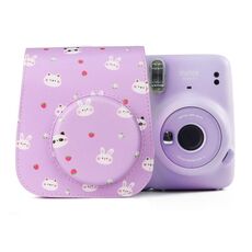 Borsa per fotocamera serie dipinta con tracolla per Fujifilm Instax Mini 11 (Animale da frutto)