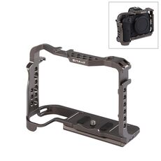 Stabilizzatore della gabbia della videocamera di Pulluz per Canon EOS R5 / EOS R6, senza maniglia (bronzo)