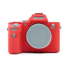 Custodia protettiva in silicone morbido PULUZ per SONY ILCE-7MII / 7SMII / 7RMII (rosso)