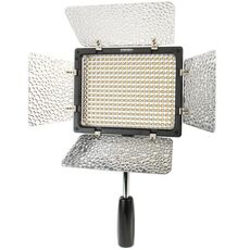 YONGNUO 300 LED Pro LED Studio Video Light per Canon / Nikon / Sony Videocamera DSLR (YN300) (Nero)