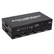 Q8-5 per Home Theater/Ufficio HDMI 2.1 5x1 Switch 8K 60Hz Gaming Video Switcher Controllo, Spina: Spina UE