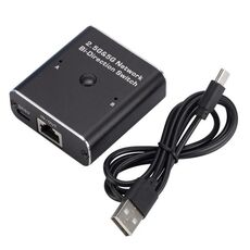HW7 2.5G / 5G Gigabit Ethernet Bidirezionale Switch 2 In 1 Out RJ45 Network Switch