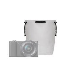 Borsa per fotocamera Baona Borsa con scolloraggio per lenti, Dimensioni: Piccolo (Grigio)