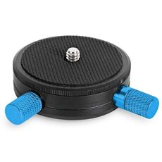 BEXIN QR-02 Rotazione a 360 gradi Rotazione rapida Testa a sgancio rapido Piastra base treppiede (nero)
