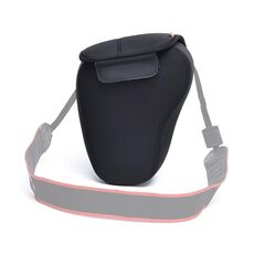 Caden H6 impermeabile impermeabile fotocamera fodera in neoprene custodia in neoprene, dimensioni: 17 x 10,5 x 22 cm (rosso nero)
