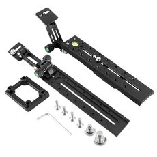 BEXIN VR-220 220mm Lunghezza in lega di alluminio Piatto di rilascio rapido esteso per Manfrotto / Sachtler (nero)