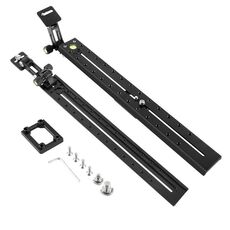 BEXIN VR-380 380mm Lunghezza in lega di alluminio Piatto di rilascio rapido esteso per Manfrotto / Sachtler (nero)