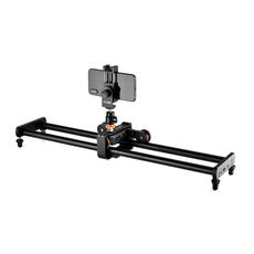 YELANGU L60E 60 cm Slide Rail Track + L4 Dolly a 3 ruote con morsetto e palla