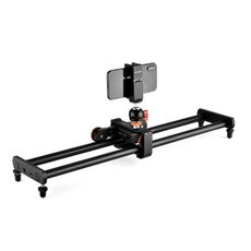 YELANGU L60E 60 cm Slide Rail Track + L4 Dolly a 3 ruote con morsetto e palla