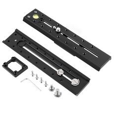 BEXIN VR-220L 220mm Length Aluminum Alloy Extended Quick Release Plate for Manfrotto / Sachtler (Black)