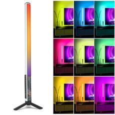 LUXCeO Mood1 50 cm RGB Colorato Atmosfera Ritmo LED Stick Video Palmare Luce di Riempimento con Treppiede