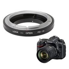Anello adattatore macro per obiettivo FD-AI FD-NIK per obiettivo Canon FD a obiettivo Nikon AI (nero)