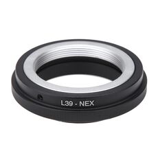 L39-NEX Anello di montaggio per obiettivo per Leica / Sony A7 / NEX5 / A5000 (nero)