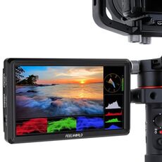 FEELWORLD FW568 V3 6 pollici 3D LUT DSLR Monitor da campo per fotocamera, IPS Full HD 1920 x 1152, supporto HDMI Input Output Tilt Arm