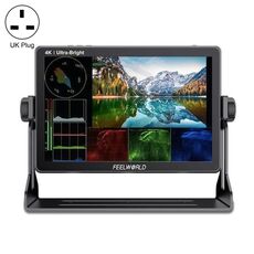 FEELWORLD LUT11S Monitor da campo per fotocamera DSLR touch screen da 10,1 pollici ultra luminoso 2000 nit, pannello IPS 3G-SDI 4K HDMI Uscita 1920 x 1200 (spina del Regno Unito)
