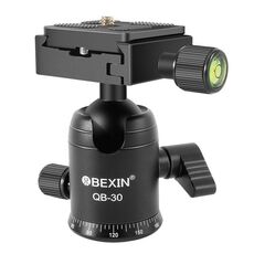 BEIXIN QB-30 Testa a sfera panoramica in metallo con rotazione di 360 gradi con piastra a sgancio rapido