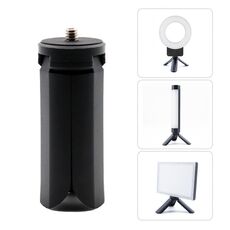LUXCeO Treppiede portatile pieghevole in plastica (nero)