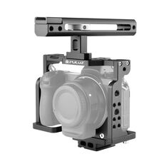 Puluz Video Camera Cage Filmmaking Rig con maniglia per Nikon Z6 / Z7 (Black)