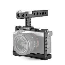 Puluz Video Camera Cage Filmmaking Rig con maniglia per Sony Alpha 7C / ILCE-7C / A7C (Black)