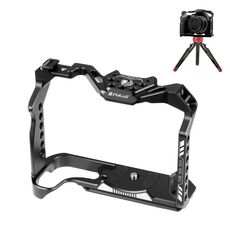 Per Canon EOS R10 PULUZ Metal Camera Cage Stabilizzatore Rig (Nero)