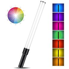 Pulluz 122 LED Photo Photo Palmare Stick Light Full Color RGB Fill Light