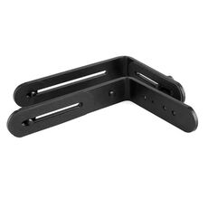 NST-6494 Staffa flash per fotocamera a doppia L per fotocamera con adattatore hot shoe da 1/4 di pollice in lega di alluminio
