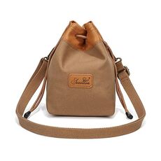 S.C.Cotton Camera Borsa di protezione dell'obiettivo Borsa di stoccaggio della fotocamera impermeabile, dimensioni: M (kaki)