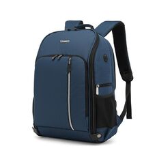 Zaino per fotocamera digitale TONO LED Light SLR con porta USB (blu)