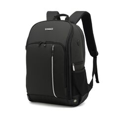 Zaino per fotocamera digitale TONO LED Light SLR con porta USB (nero)
