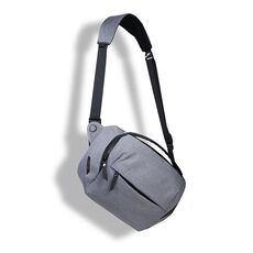 XIUJIAN Borsa per fotocamera reflex leggera impermeabile a tracolla, colore: 5L grigio chiaro