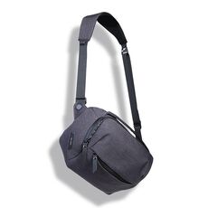 XIUJIAN Borsa per fotocamera reflex leggera impermeabile a tracolla, colore: 5L grigio scuro