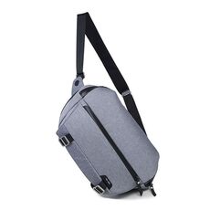 XIUJIAN Borsa per fotocamera reflex leggera impermeabile a tracolla, colore: 10L grigio chiaro