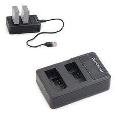 Caricabatterie per fotocamera SLR verticale LCD LP-E5 a doppia carica