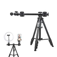 YUNTENG 6109 Treppiede per riprese dall'alto per fotocamera Staffa universale per trasmissione in diretta per telefoni cellulari