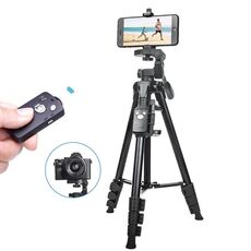 YUNTENG 6108 Treppiede per fotocamera con telecomando Bluetooth per cellulare