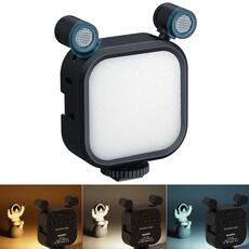 Luci per microfono stereo multi-angolo MAMEN Broadcast, modello: V13 （Tre temperature di colore）