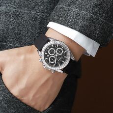 Dulunwe 6055B 30m impermeabile orologio meccanico automatico luminoso (cintura in silicone oro oro)