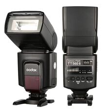 Godox TT560II Wireless 433MHz GN38 Fotocamera Flash Speedlite Luce (Nero)