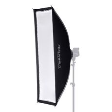 FEELWORLD FSR120 30x120cm Softbox rettangolare a sgancio rapido Bowens Mount Diffusore