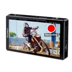 FEELWORLD CUT6 Registratore monitor touch screen da 6 pollici FHD IPS 4K HDMI Field Monitor (nero)