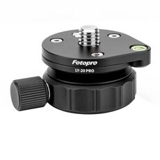 Fotopro LY-20 Pro Base per treppiede panoramica a 360 gradi (nera)